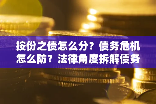 济南按份之债怎么分？债务危机怎么防？法律角度拆解债务分配与风险自保指南