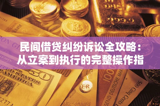 济南民间借贷纠纷诉讼全攻略：从立案到执行的完整操作指南