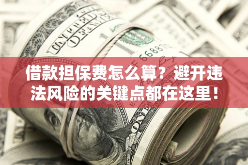 济南借款担保费怎么算？避开违法风险的关键点都在这里！