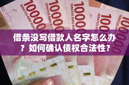 济南借条没写借款人名字怎么办？如何确认债权合法性？